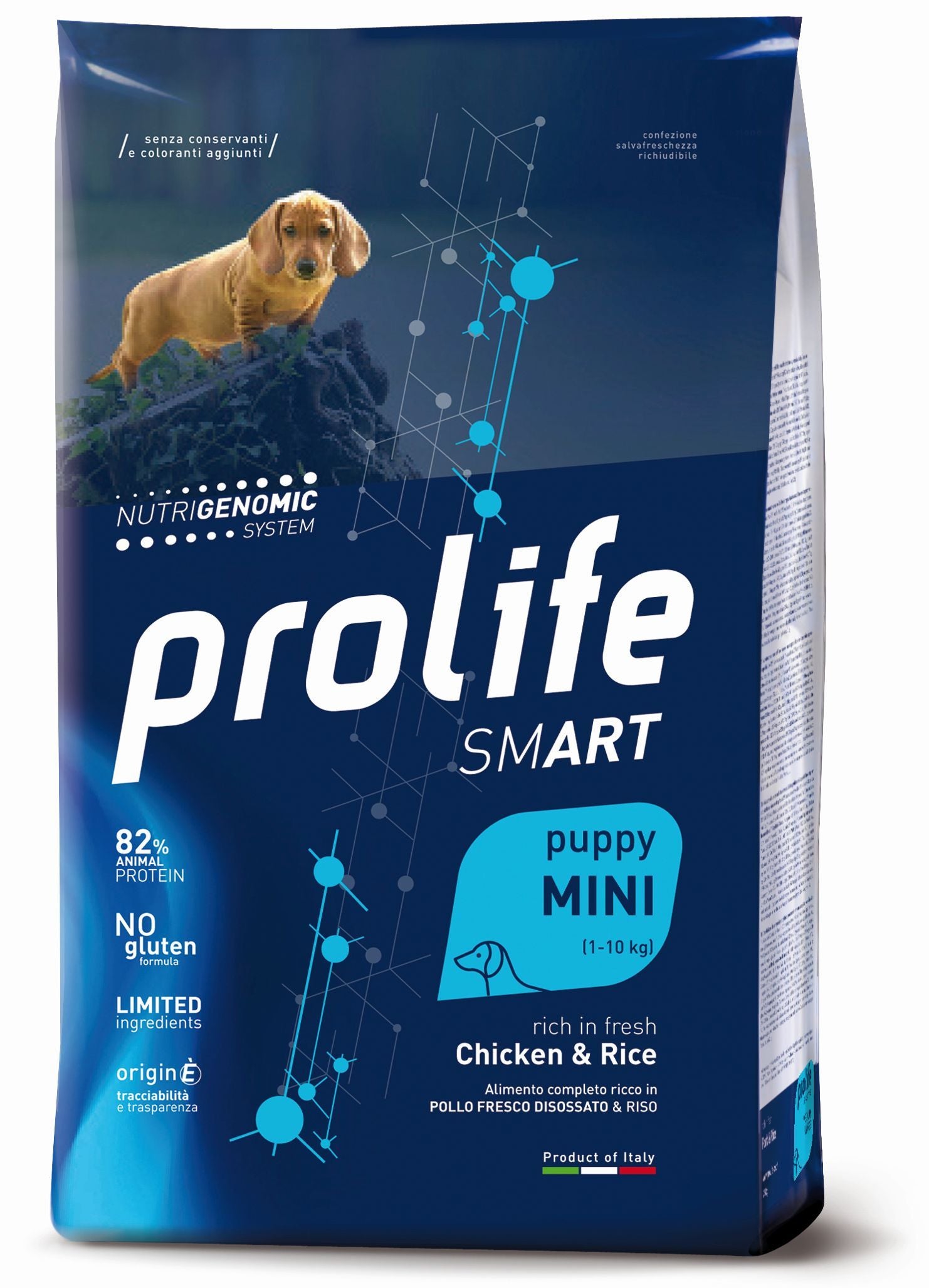 Prolife Smart Puppy Mini Pollo e Riso 7kg Prolife Smart Puppy Mini Pollo e Riso 7kg